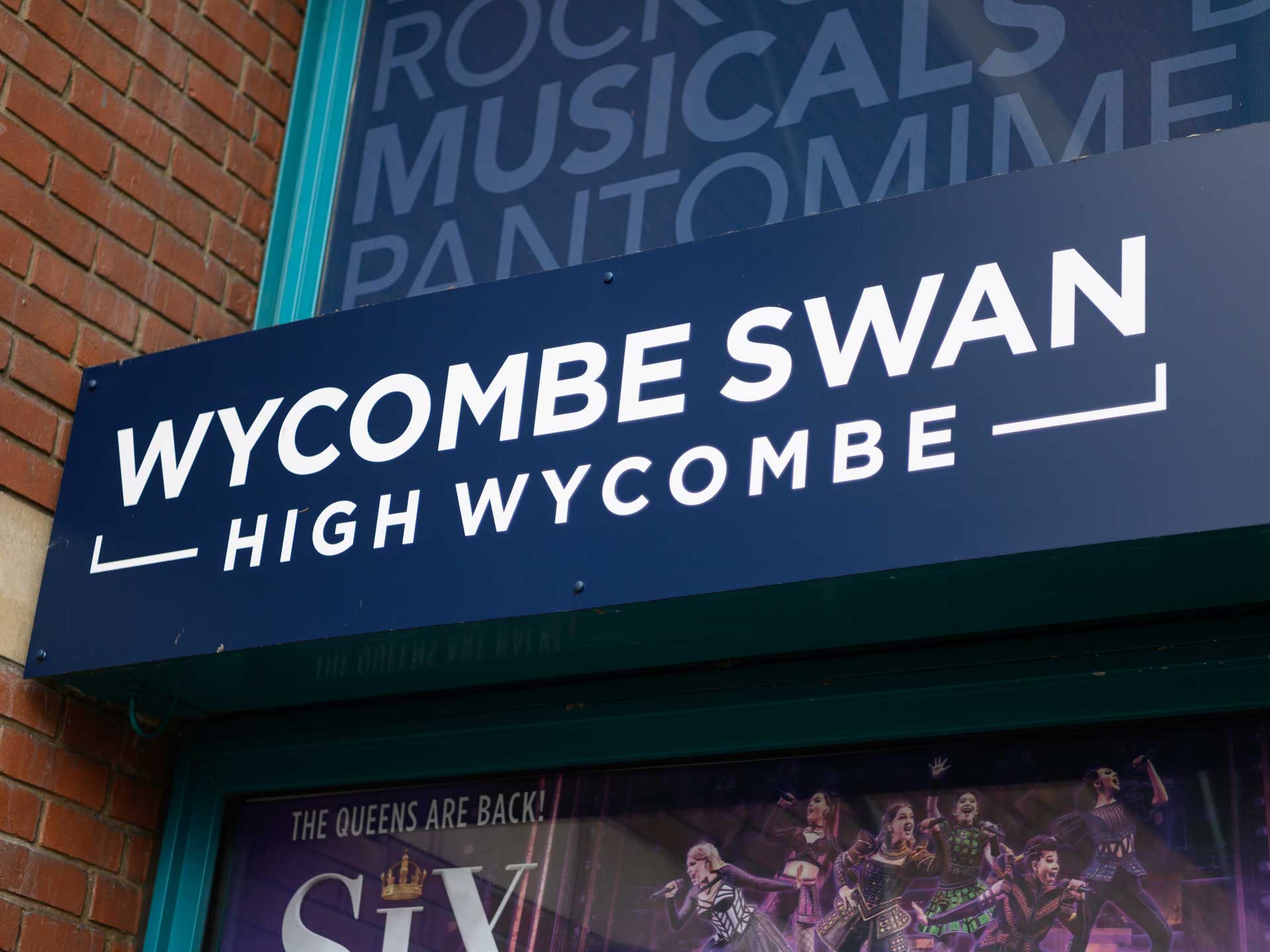Wycombe Swan theatre exterior for 2026 showcase